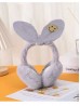 Cute Wooly Ear with Smiley Face Plush Earmuff
